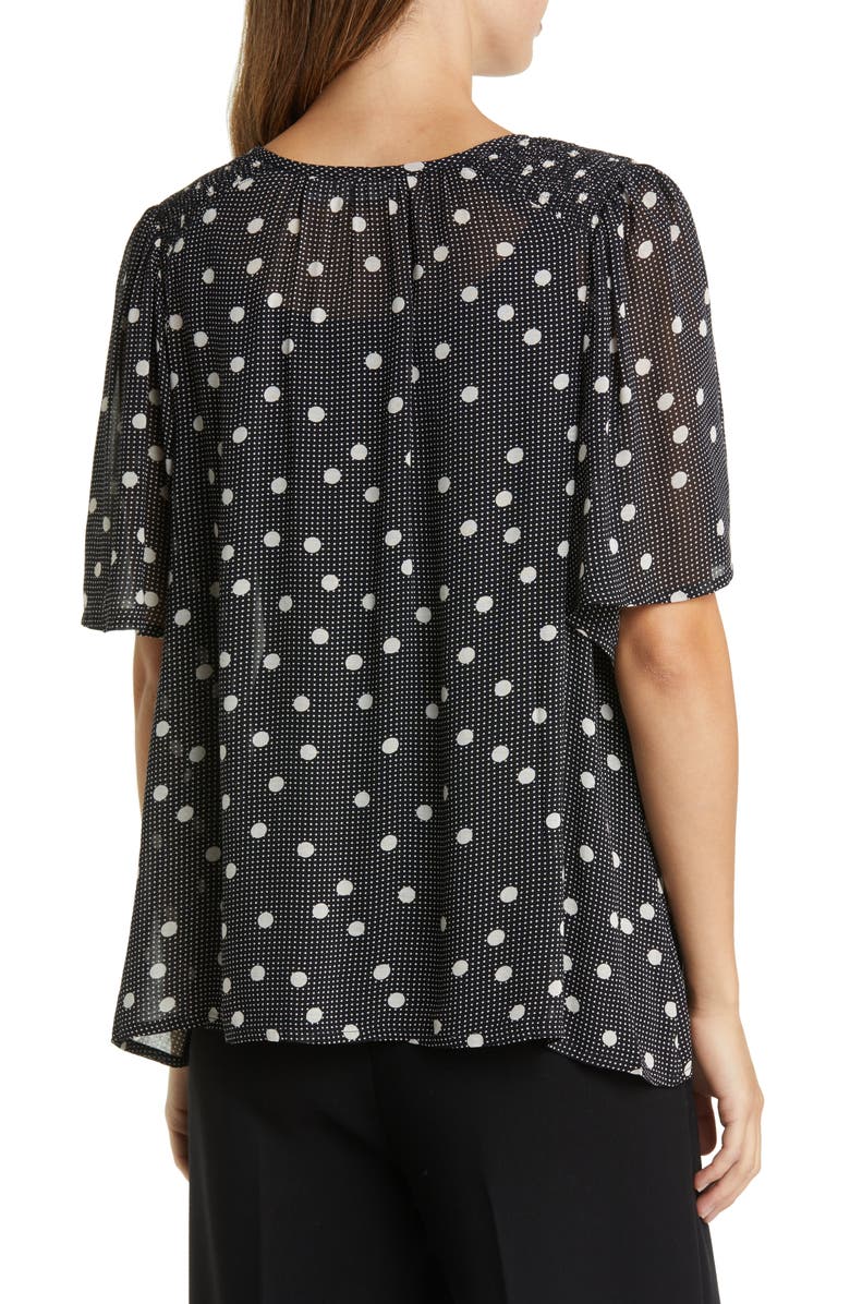 Masai Copenhagen Batian Print Tie Neck Blouse, Alternate, color,