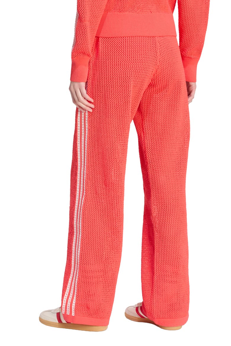 Firebird Open Knit Track Pants, Alternate, color, SEMI LUCID RED