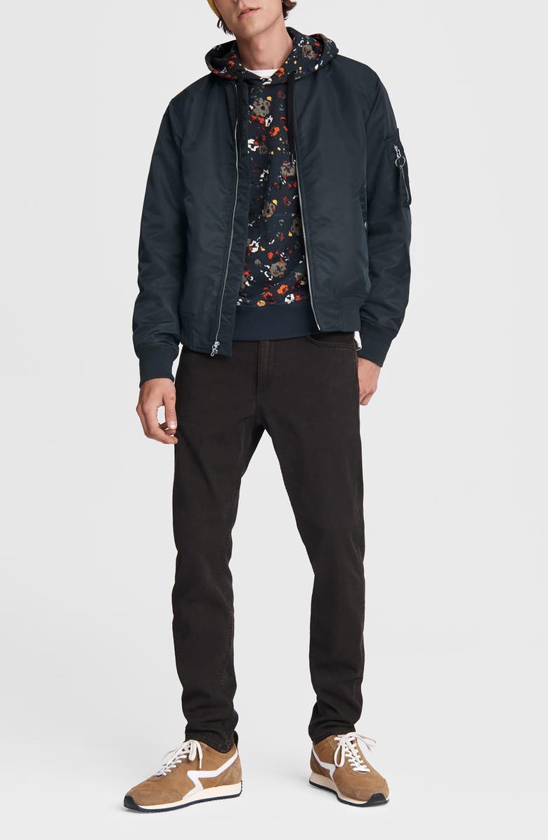 rag & bone Manston Recycled Nylon Bomber Jacket, Alternate, color,