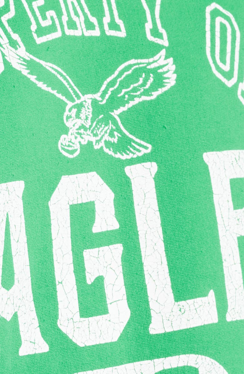 Junk Food NFL Eagles Property Graphic Sweatshirt, Alternate, color, Irish Green