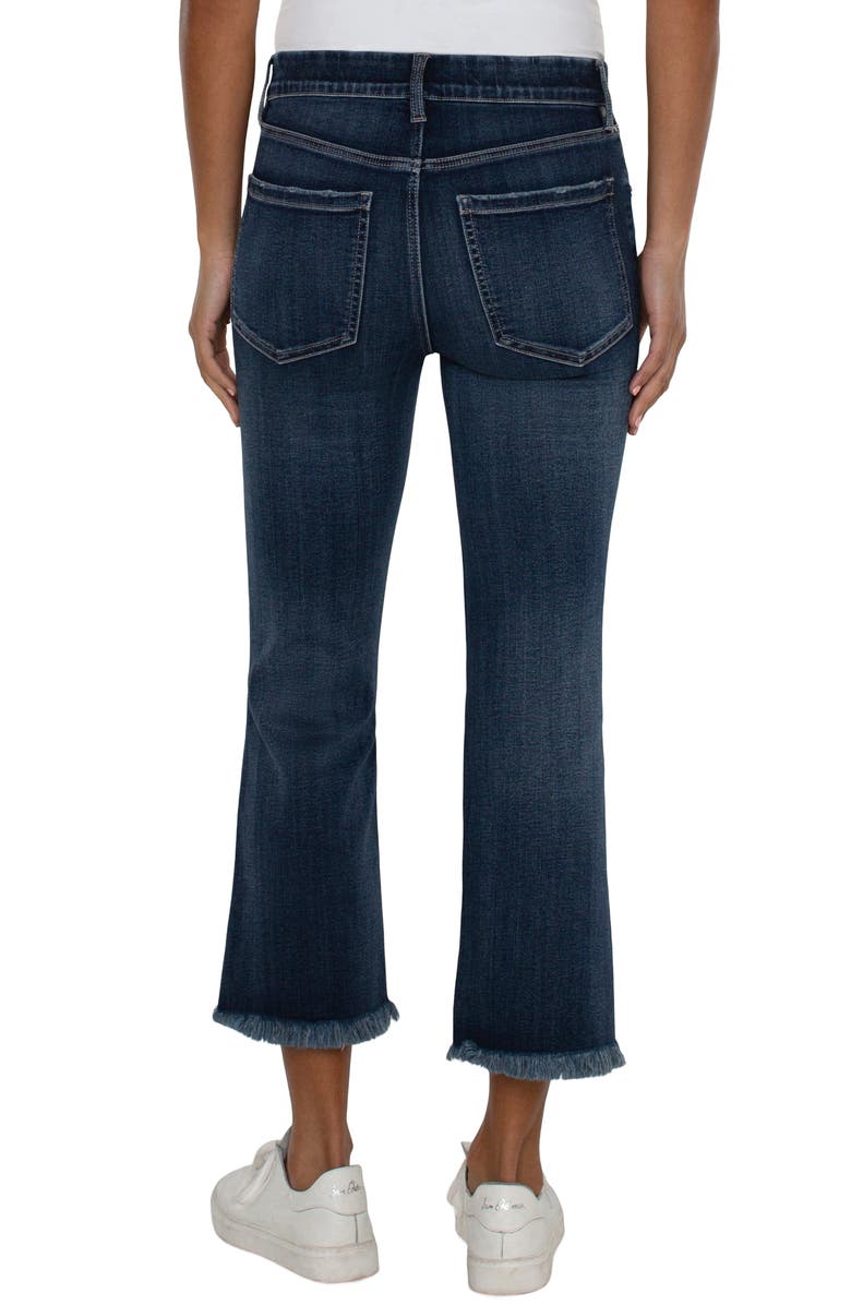 Liverpool Los Angeles Gia Glider Pull-On Crop Flare Jeans, Alternate, color, 