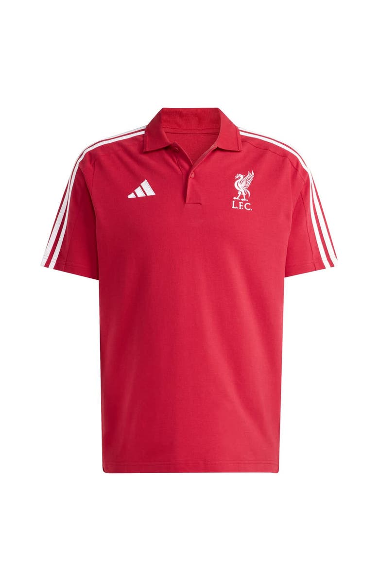 adidas Men's adidas Red Liverpool DNA Polo, Alternate, color, Red