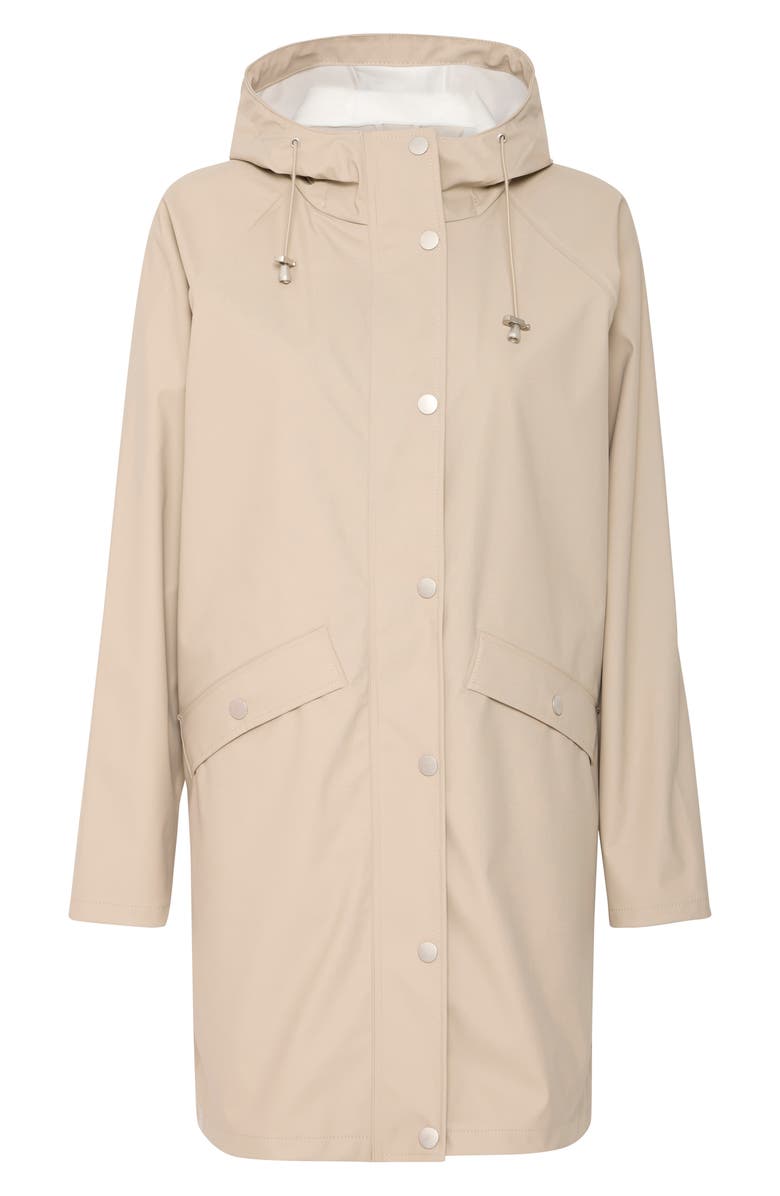 ICHI Ihtazi Rain Jacket, Alternate, color, Doeskin
