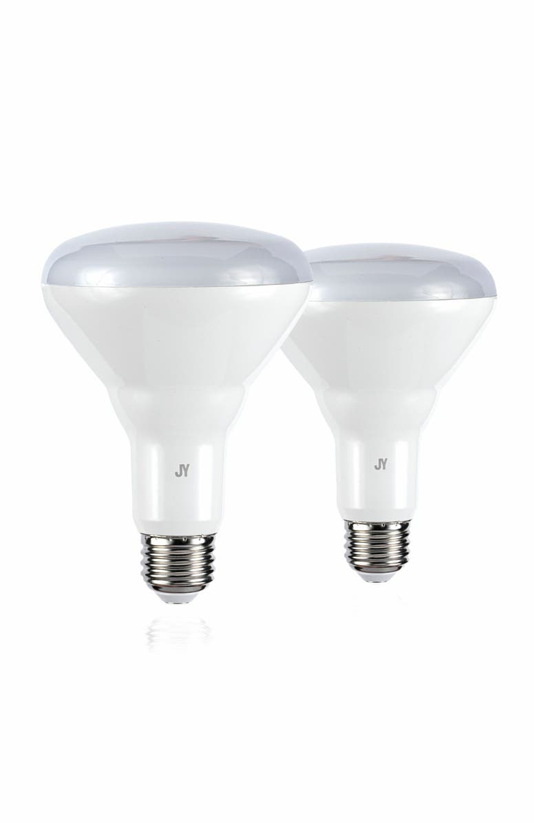 JONATHAN Y Smart BR30 Dimmable Light Bulb - Dimmable Color Changing LED; Compatible with Alexa and Google Home Assistant, No Hub Required, Alternate, color, White