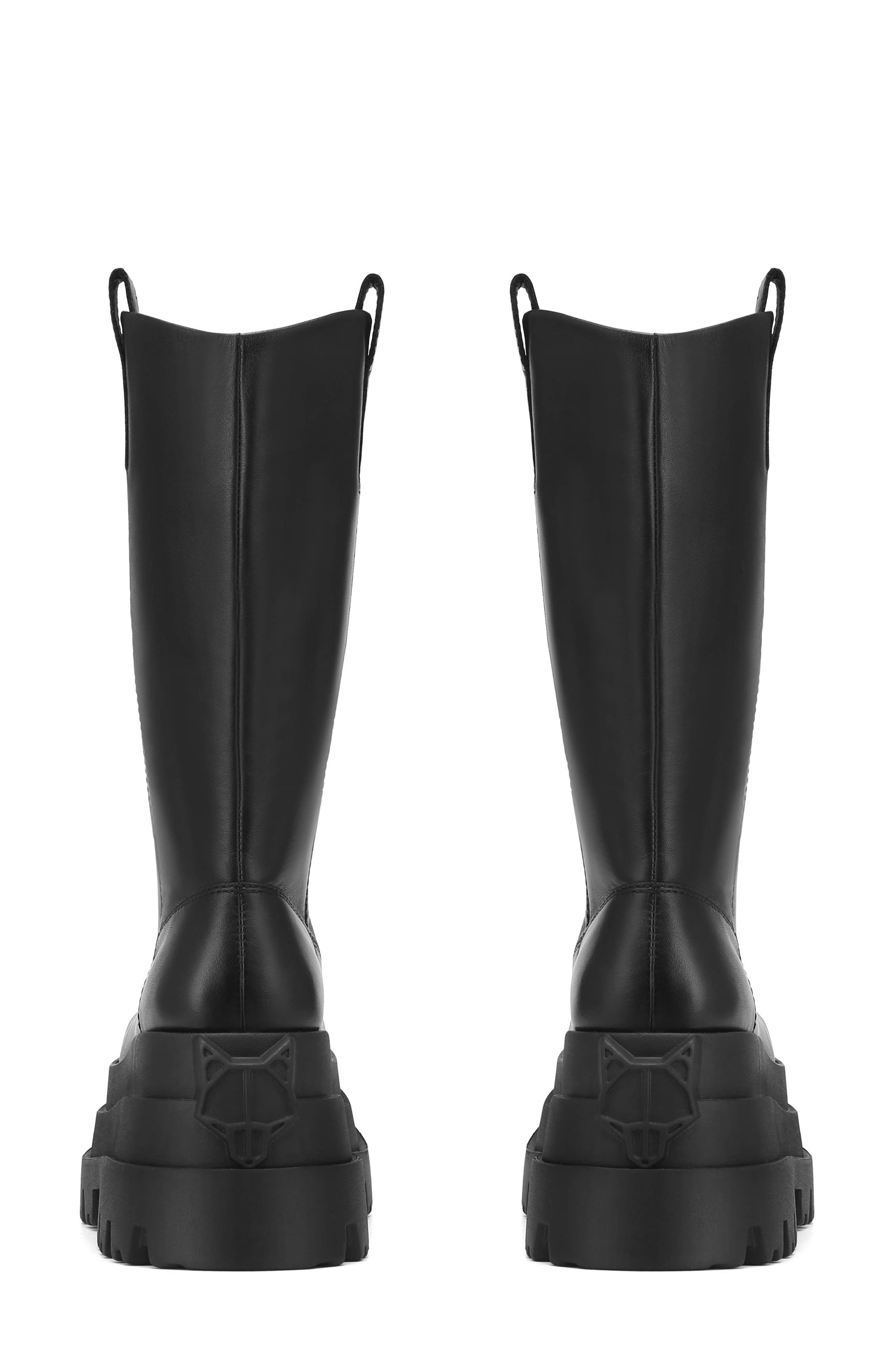 Naked Wolfe Serious Black Platform Boot, Alternate, color, 