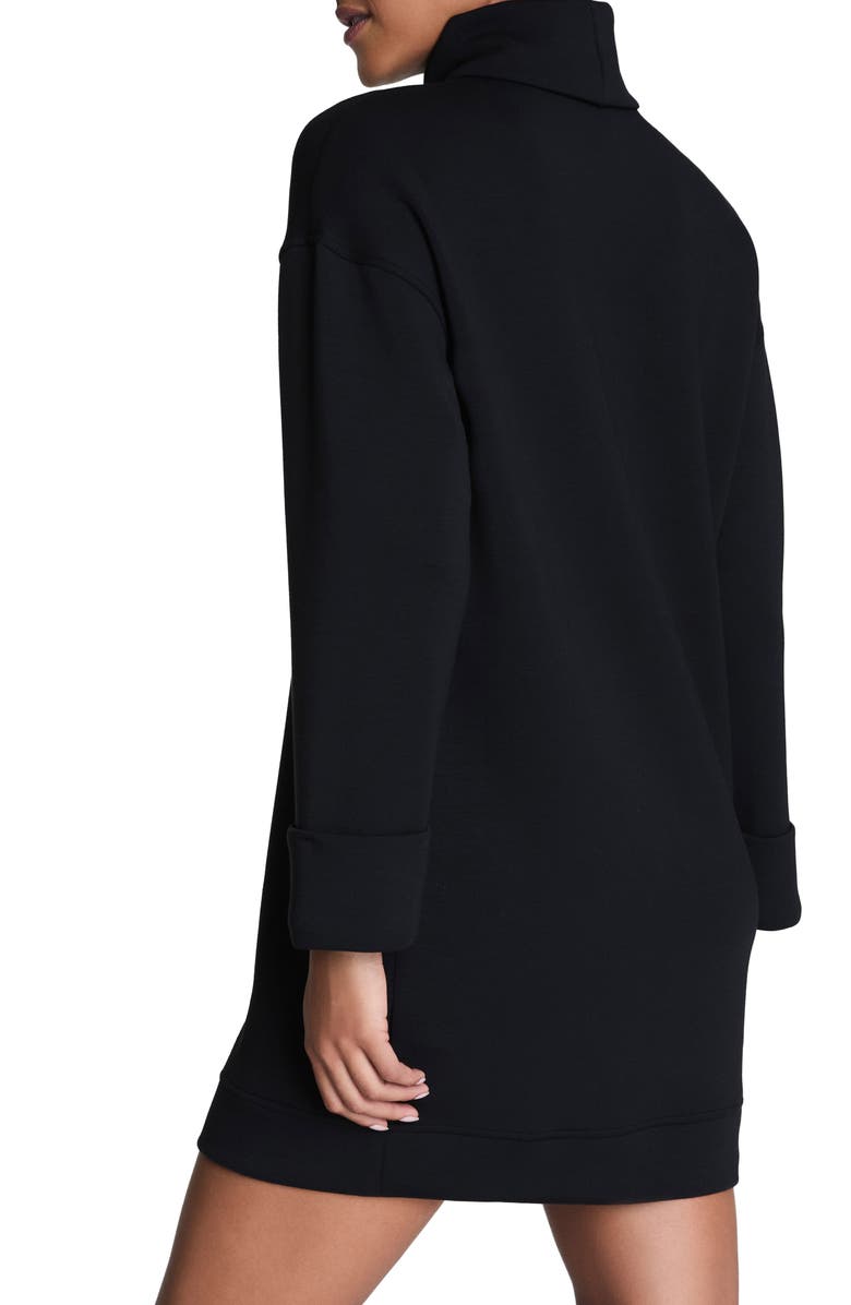SPANX<sup>®</sup> AirEssentials Turtleneck Long Sleeve Minidress, Alternate, color, Very Black