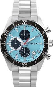 Timex® Ridgefield Chronograph Bracelet Watch, 42mm