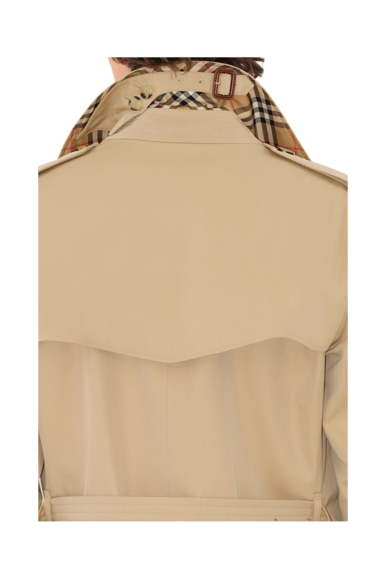 Short Kensington Heritage Trench Coat, Alternate, color, Honey beige
