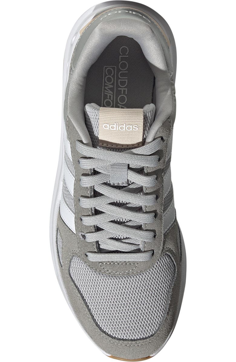 adidas Run 84 Sneaker, Alternate, color, Grey/ White/ Matte Silver