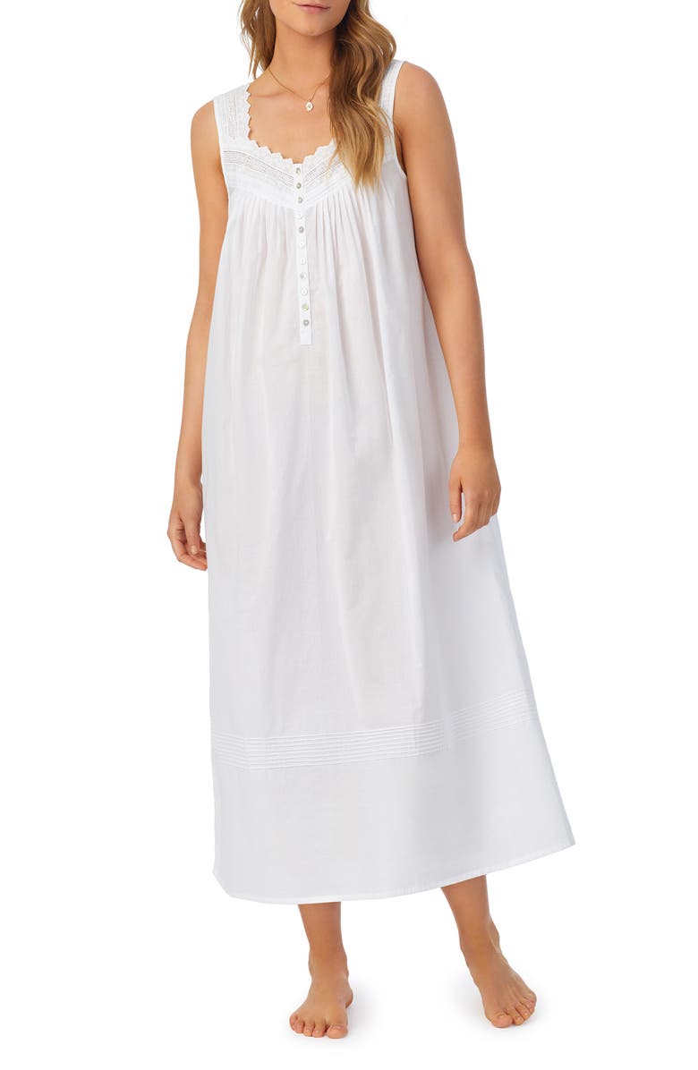 Eileen West Sleeveless Cotton Ballet Nightgown, Main, color,