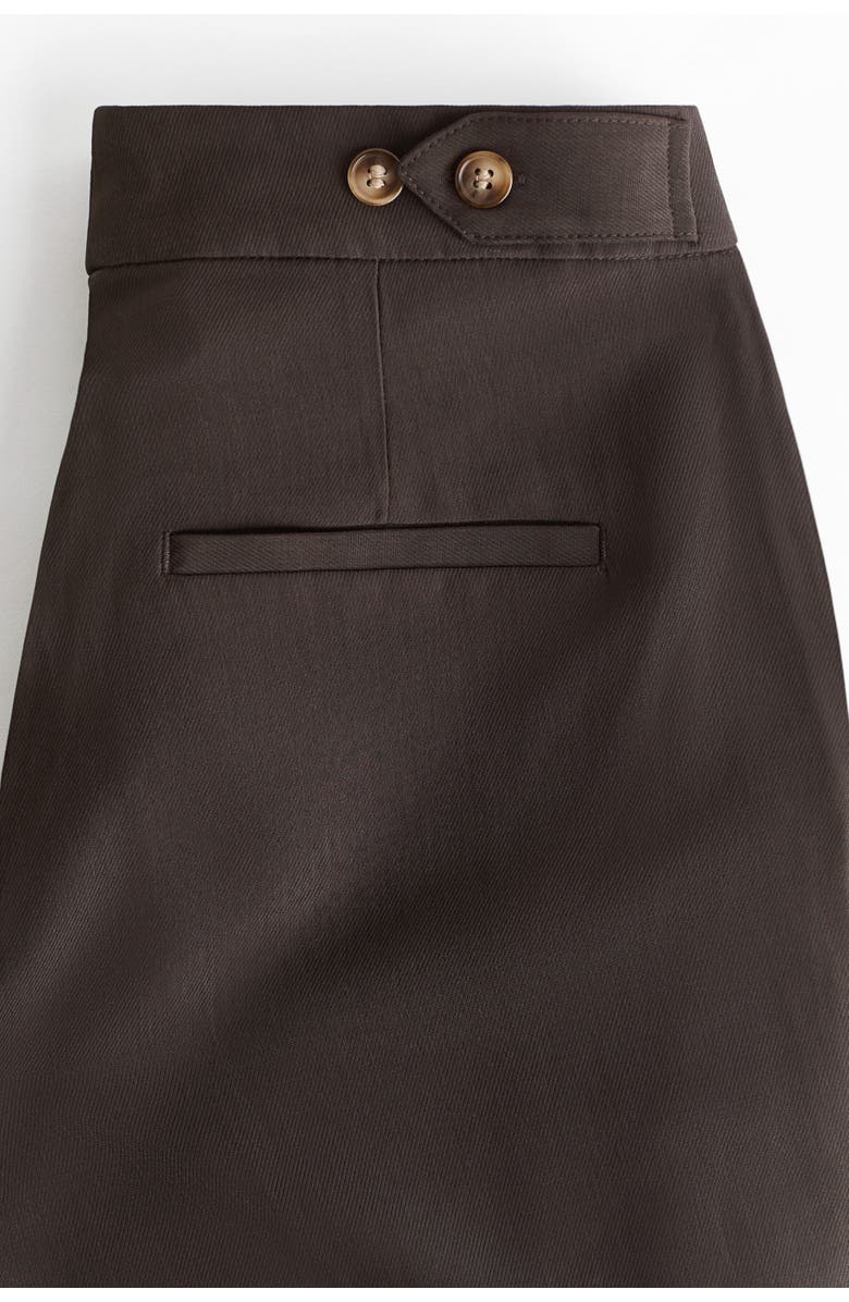 H&M Barrel-leg Twill Trousers, Alternate, color, 