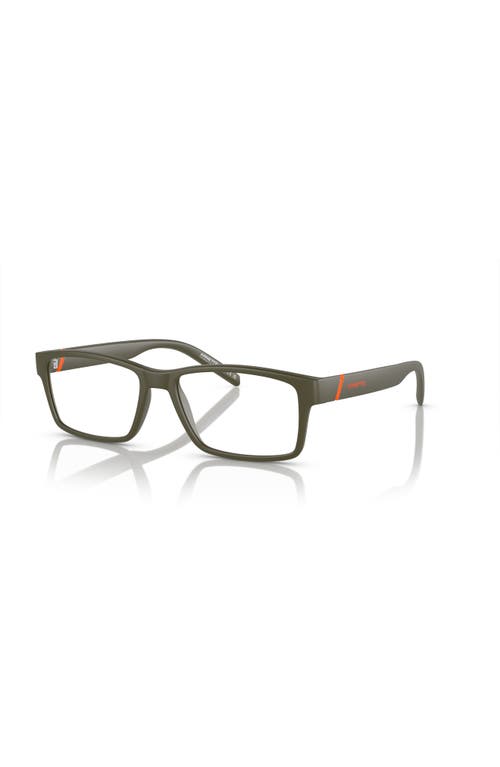 Arnette 54mm Rectangle Optical Glasses In Brown