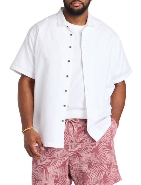 Big & Tall  Solid Camp Shirt