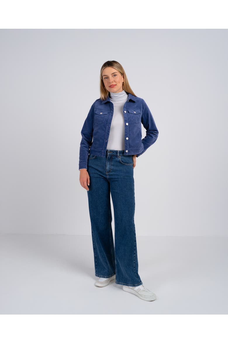 Vera Velvet Jacket, Alternate, color, Twilight