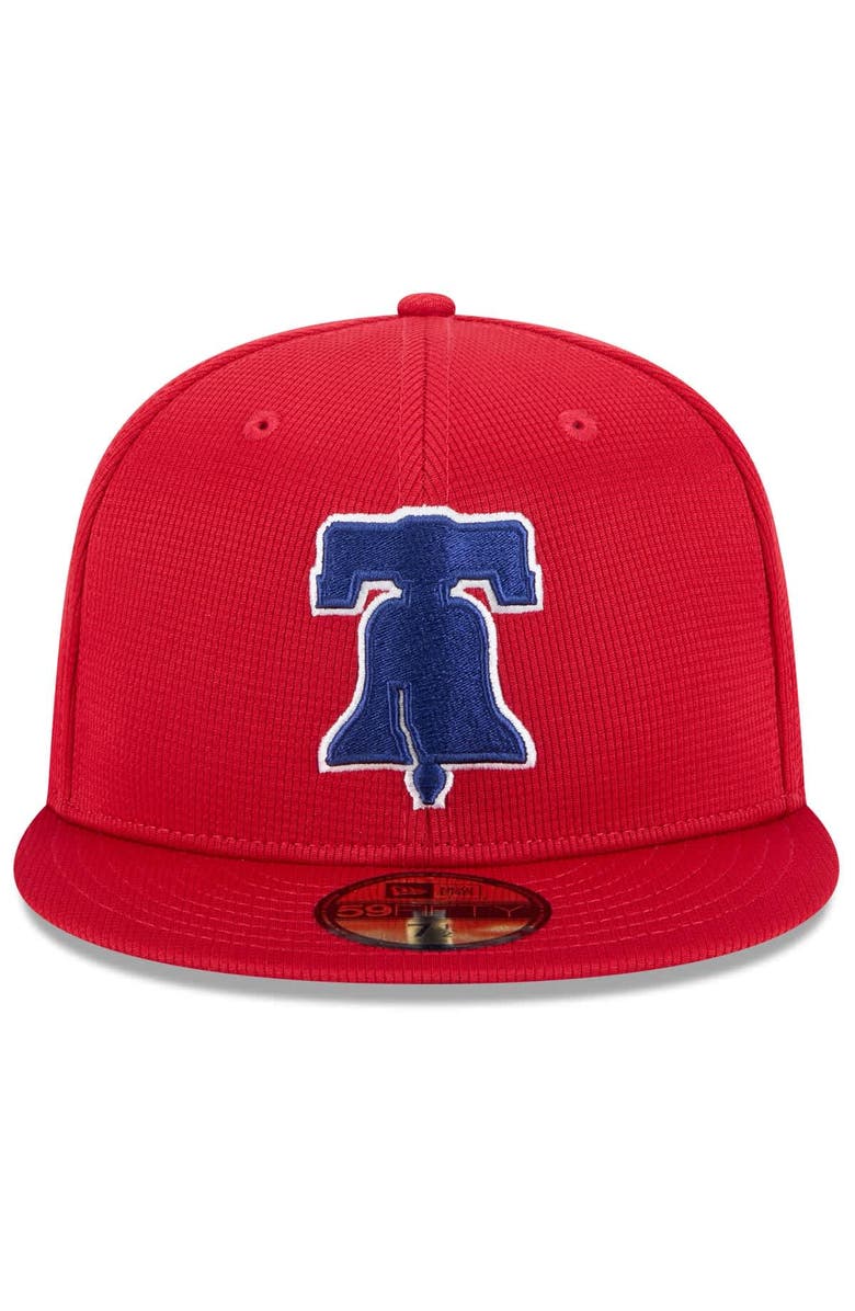 New Era Men's New Era Red Philadelphia Phillies 2025 Spring Training 59FIFTY Fitted Hat, Alternate, color, Red