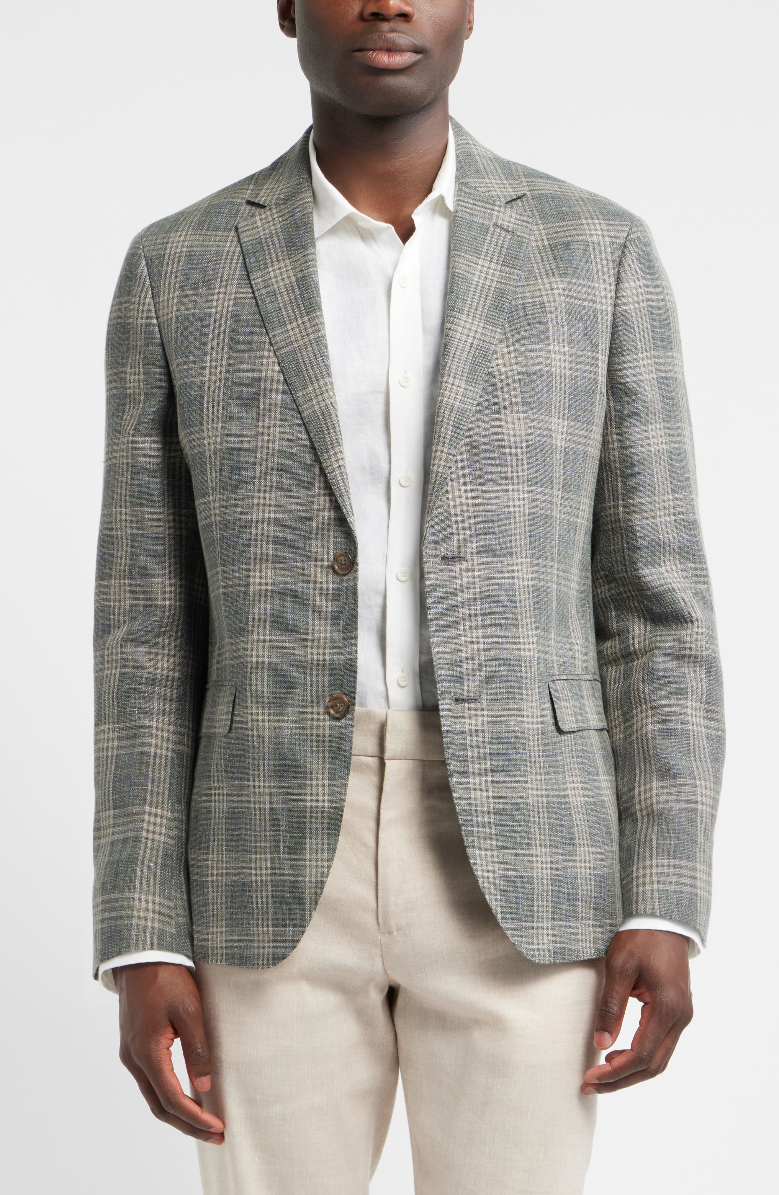 selected GREEN ENZO PLAID