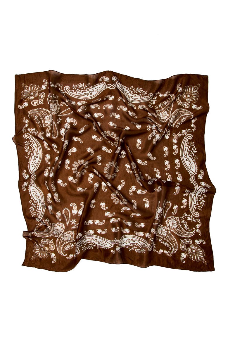 Intimately FP So Silk Bandana, Alternate, color, SPRINGTIME PRINT CHOCOLATE
