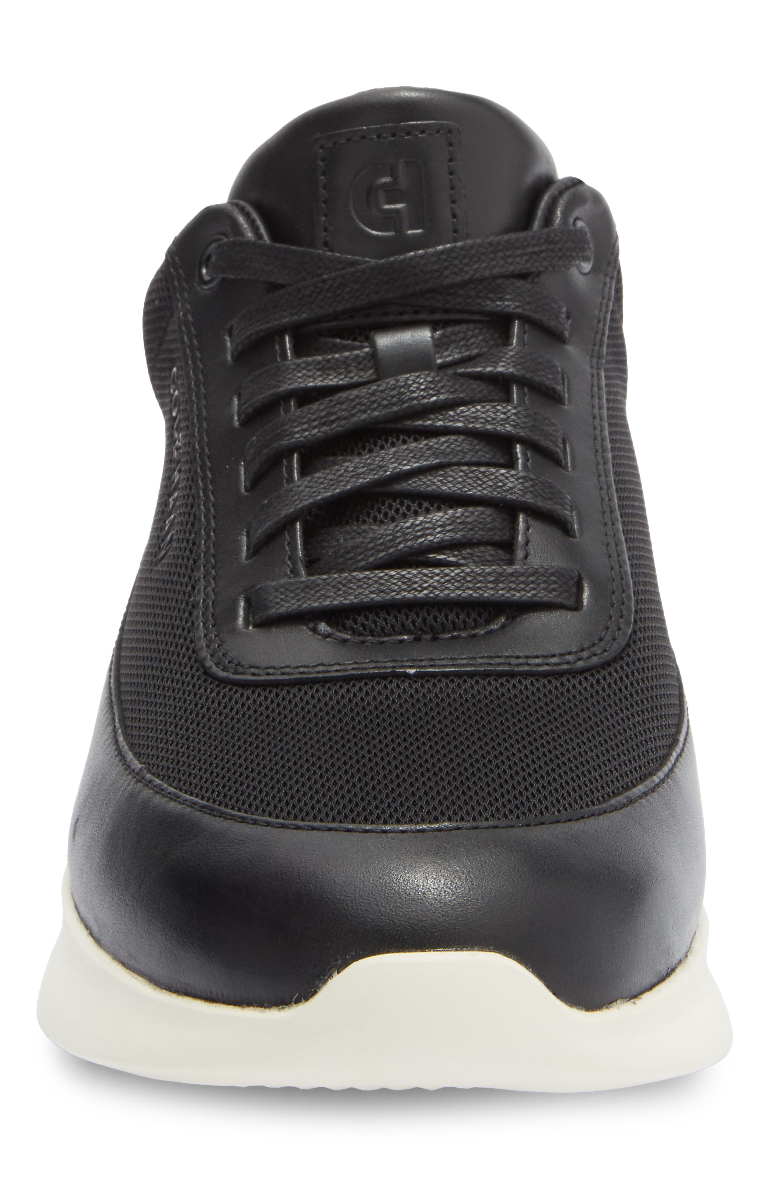 Cole Haan Grand Crosscourt Sneaker, Alternate, color, Black / Ivory