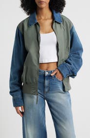 Alpha Industries Mixed Media Flight Jacket