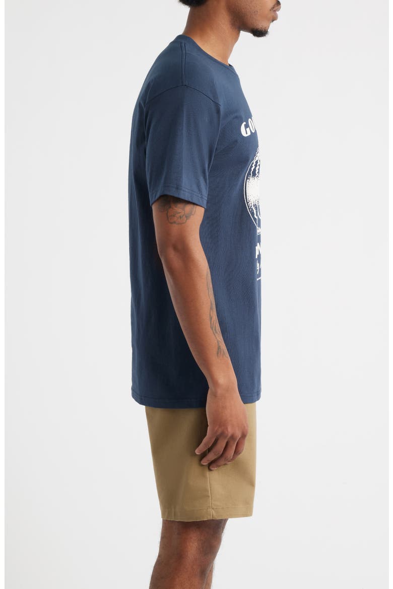 x Goodyear Cheater Slick Cotton Graphic T-Shirt, Alternate, color, NAVY