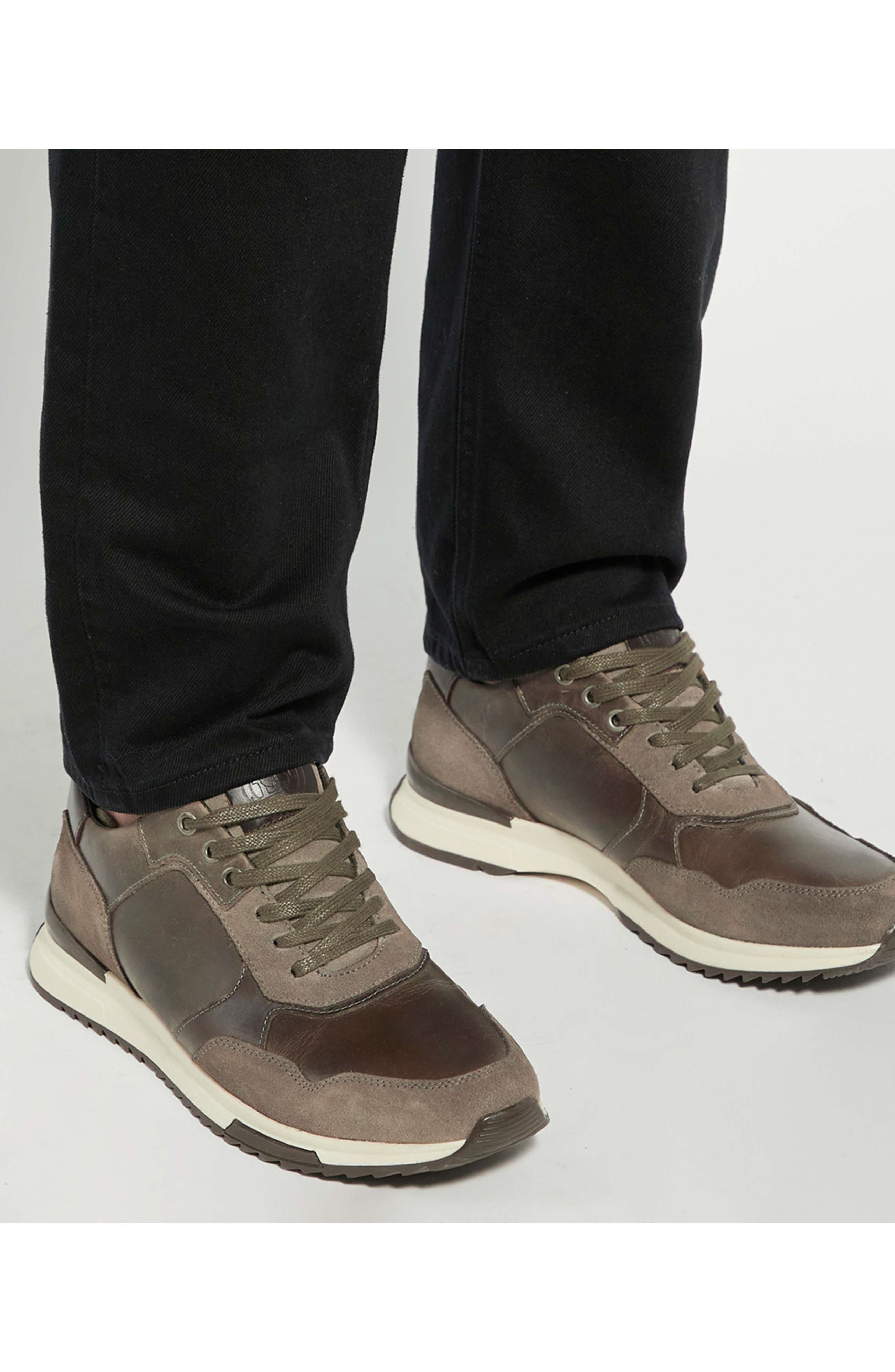 Dune London Thornbury Sneaker, Alternate, color, Khaki