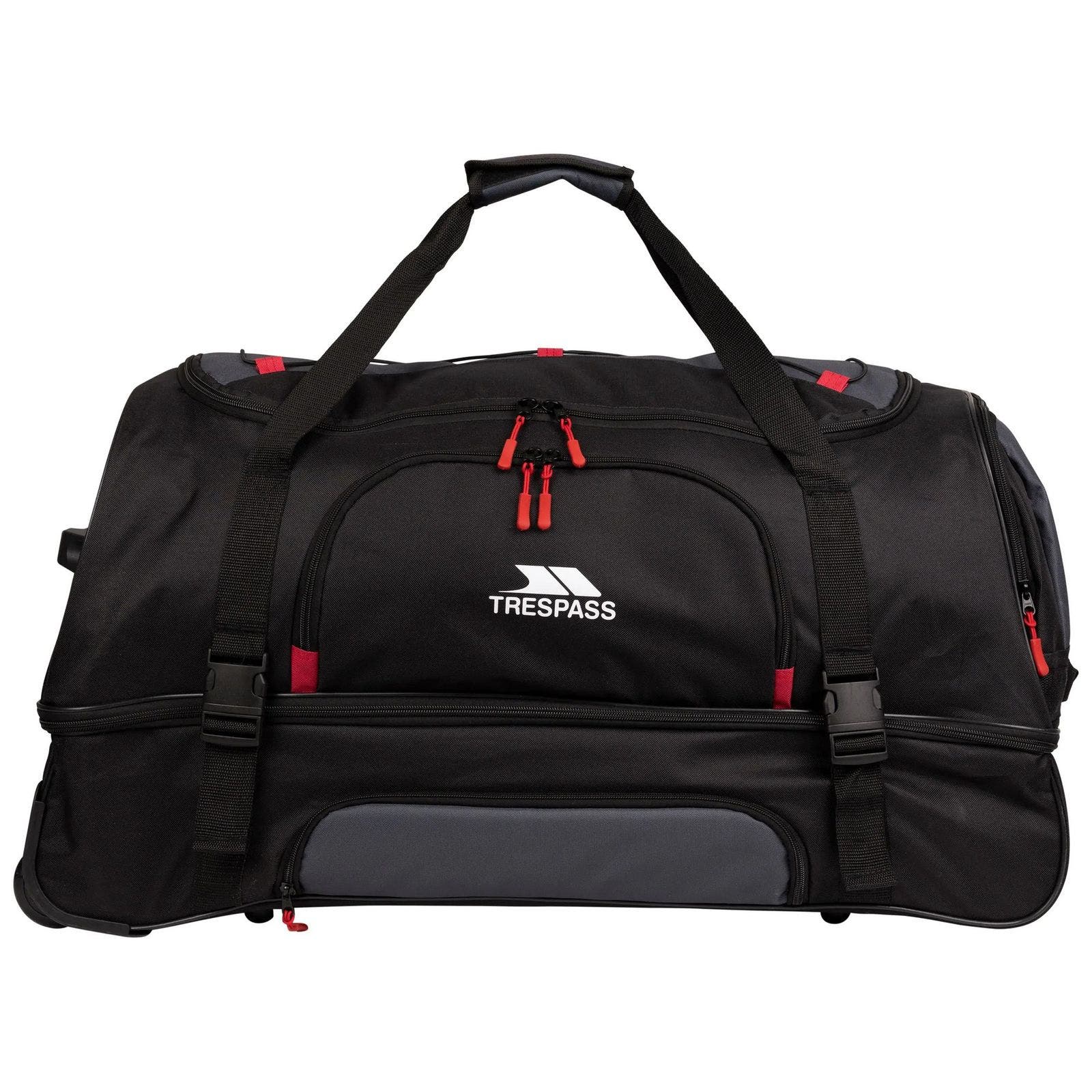 Fero 100L Wheeled Duffel Bag, Alternate, color, Black