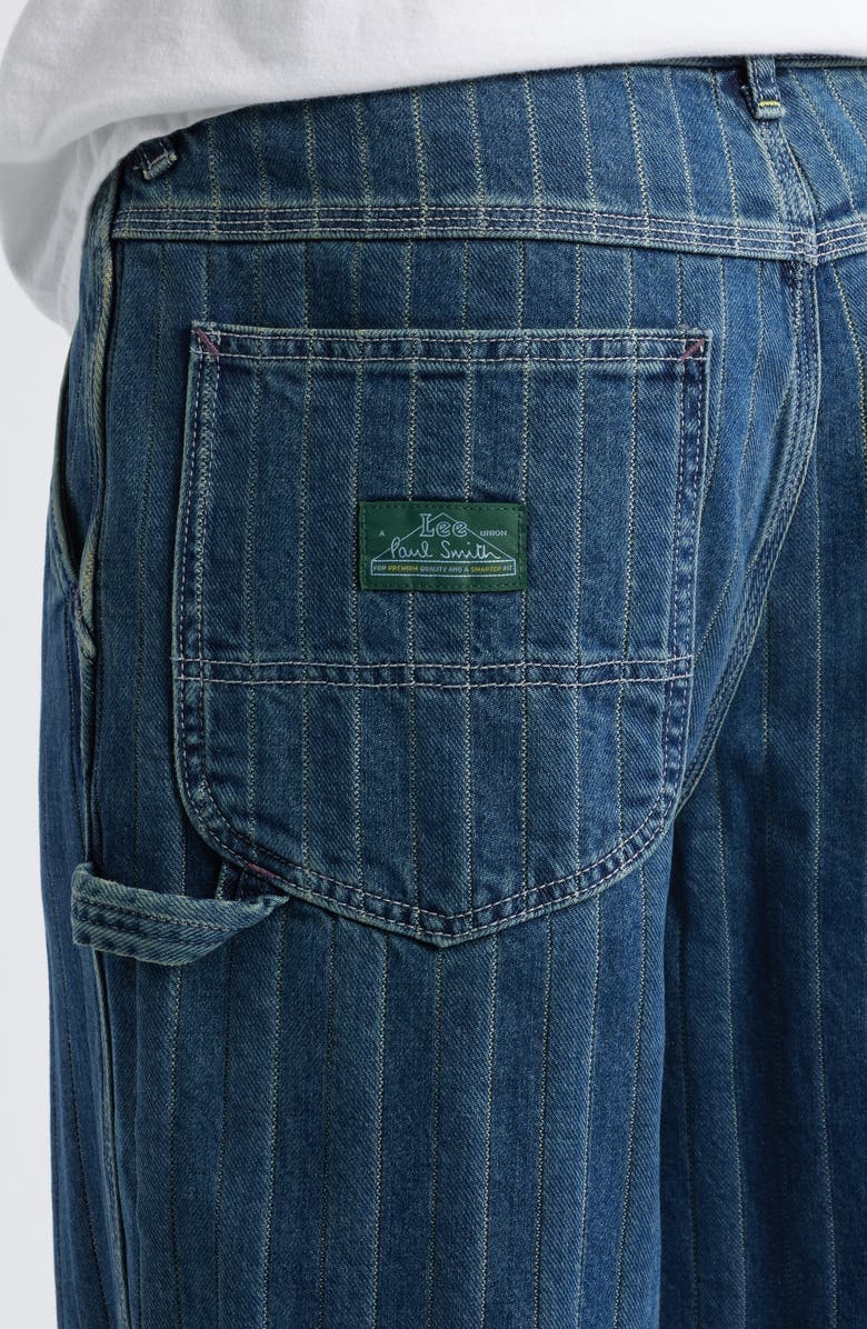 Paul Smith + Lee Carpenter Stripe Jeans, Alternate, color,