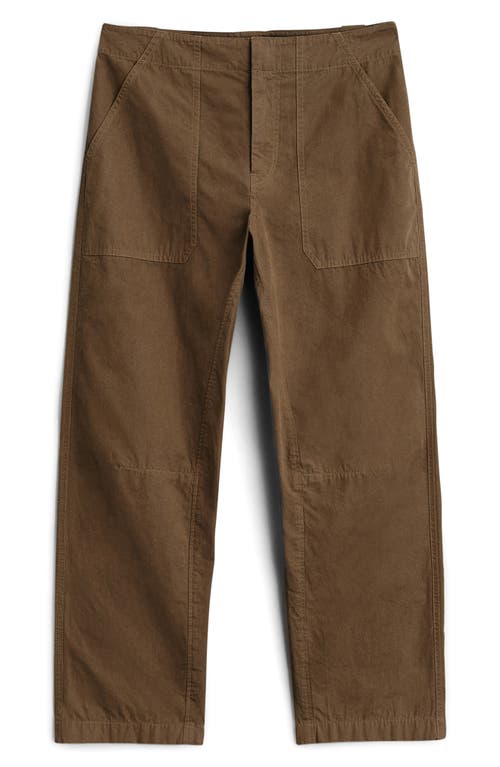 Rag & Bone Leyton Workwear Ankle Pants In Olive Gree