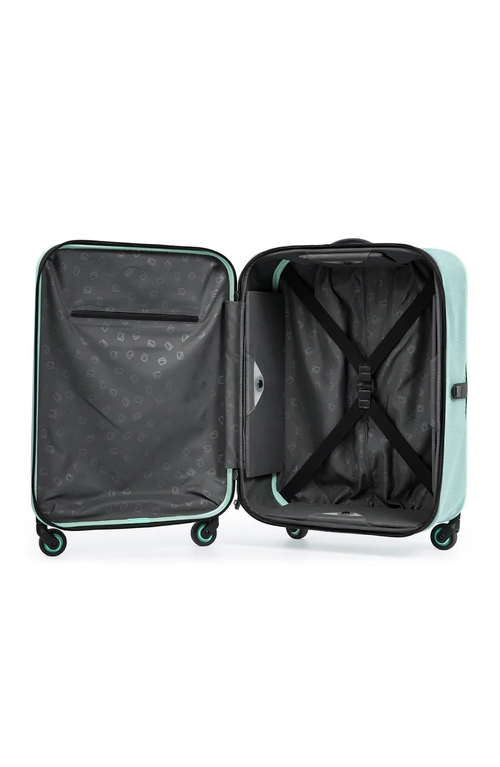 Pixie Mood Collapsible Pebble Carry-on Suitcase In Pale Green