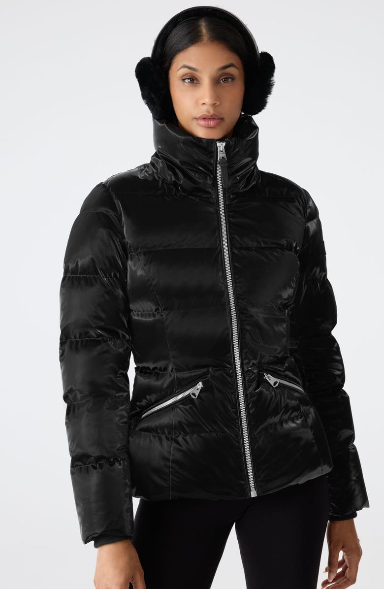 Mackage Madalyn Down Puffer Jacket, Alternate, color, Black