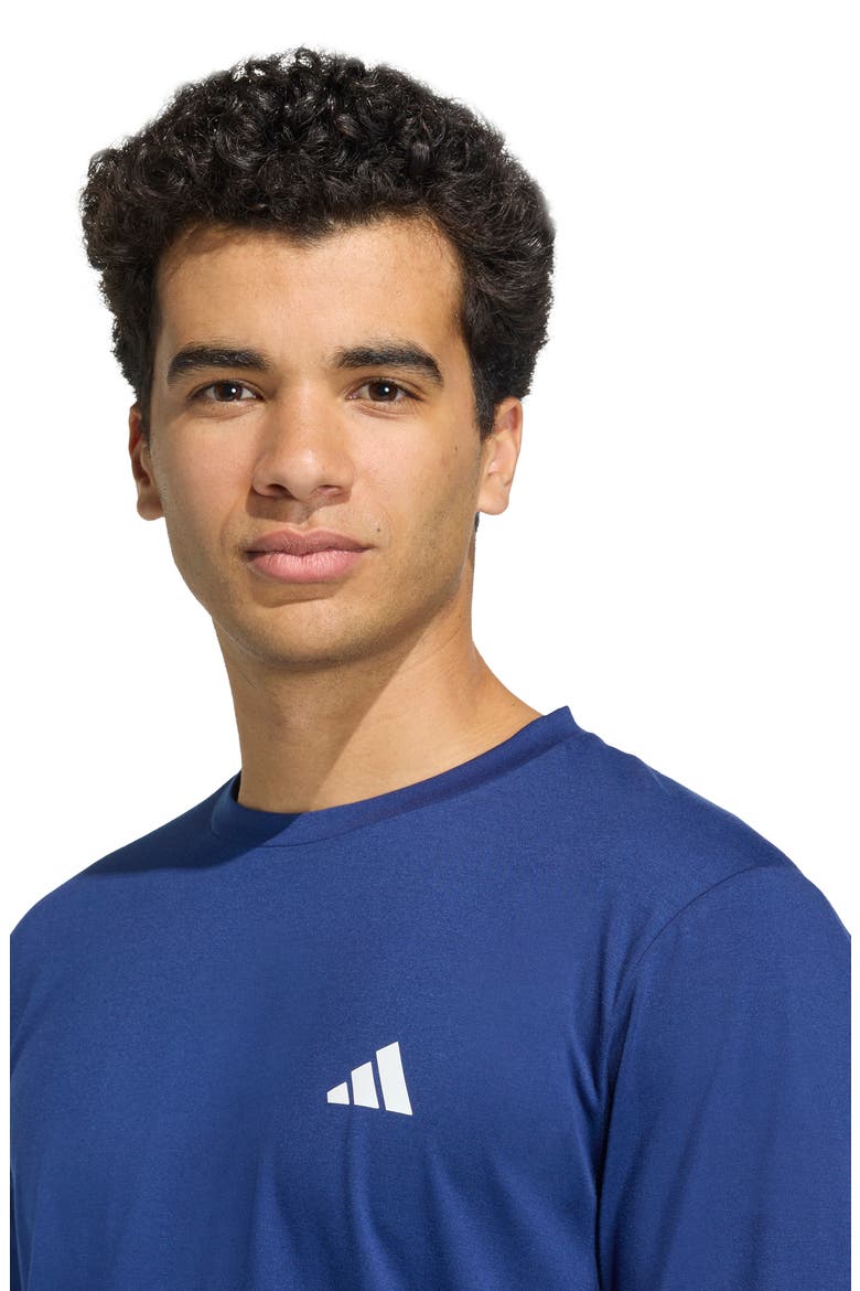Climacool Workout Essentials Base T-Shirt, Alternate, color, DARK BLUE