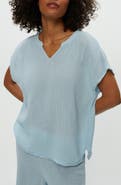 Michael Stars Naomi Split Neck Gauze Top