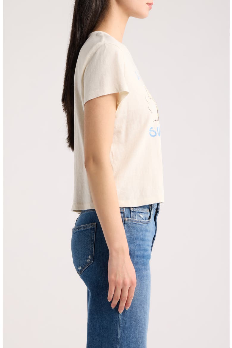 '50s Boxy Cotton Scaries T-Shirt, Alternate, color, VINTAGEWHITE