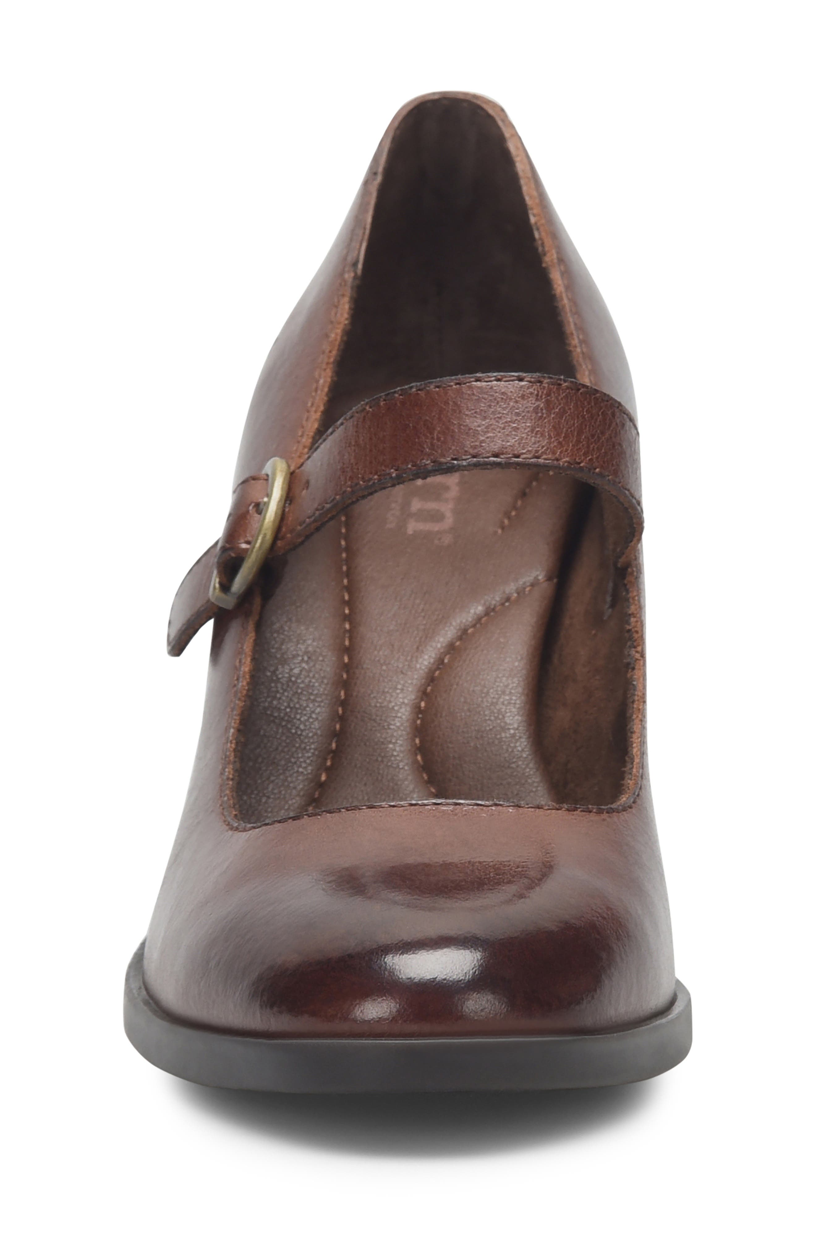 Block Heel Mary Jane Pump, Alternate, color, BROWN