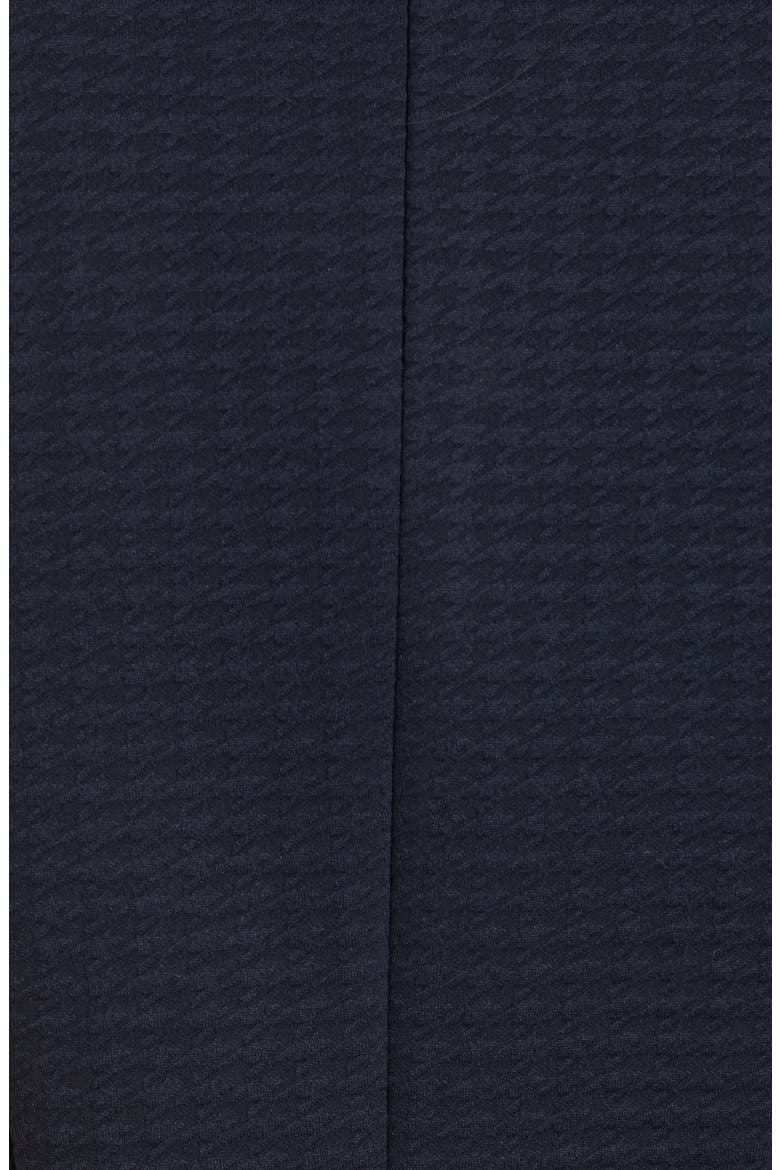 Itadara Houndstooth Peplum Top, Alternate, color, DARK NAVY