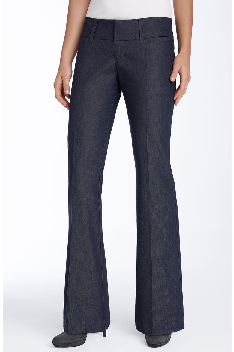 Wide Waistband Trousers, Main, color, INDIGO