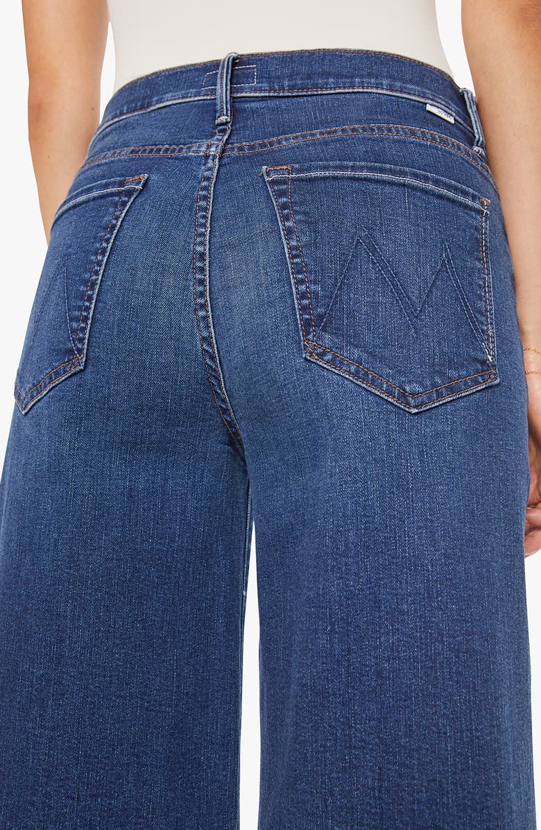 MOTHER Undercover Sneak Wide Leg Jeans, Alternate, color, Start Your Engines