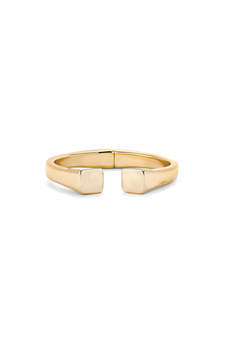 Polished Block Cuff, Main, color, Gold
