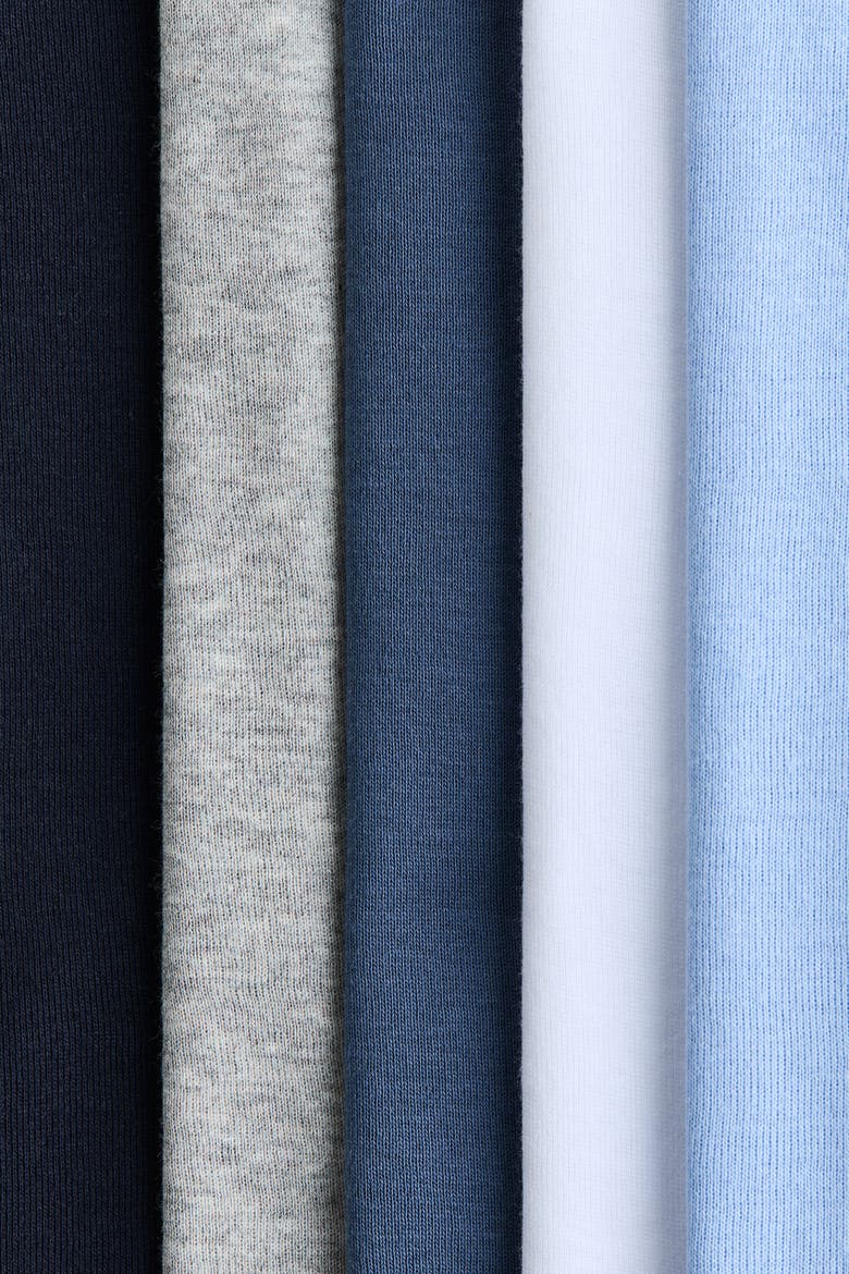 5-pack Tank Tops, Alternate, color, Light blue/dark blue