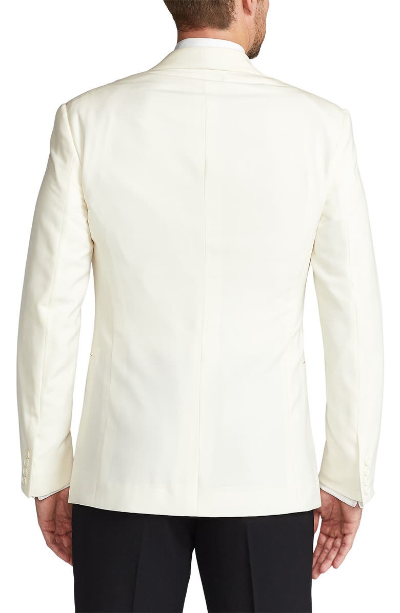 Ralph Lauren Purple Label Gregory Wool Barathea Dinner Jacket, Alternate, color, Cream