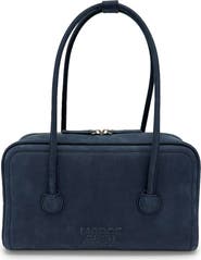 MARGESHERWOOD Soft Boston Small Nubuck Leather Shoulder Bag