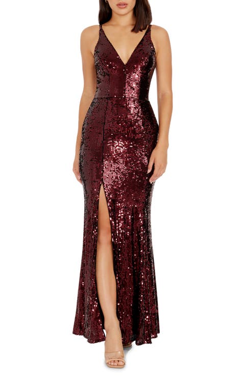 Iris Sequin Gown