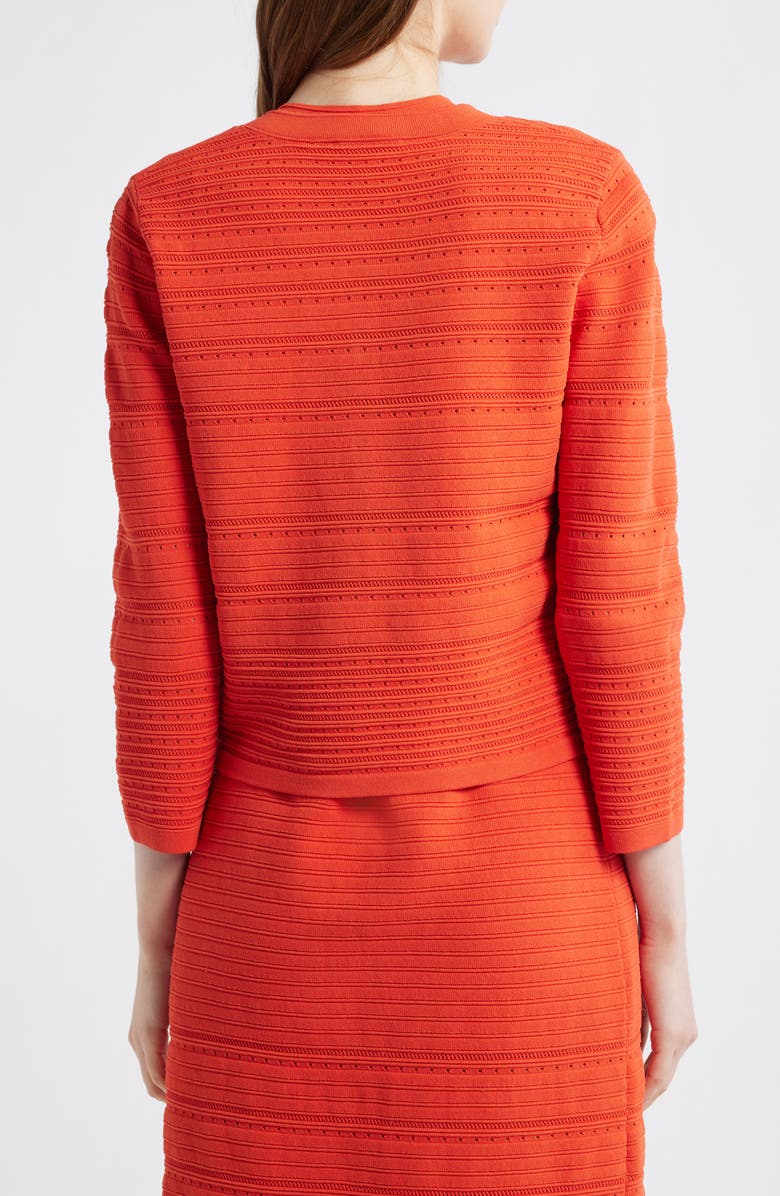 Elie Tahari The Alessandra Cardigan, Alternate, color, Orange Dream
