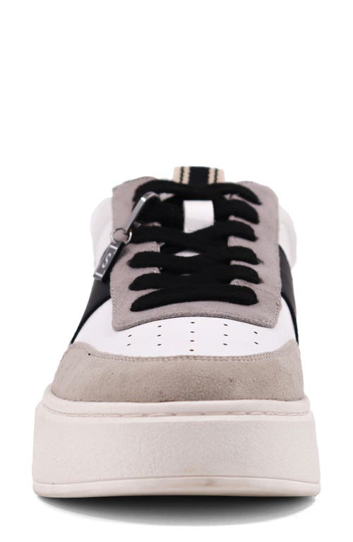 Shushop Oriana Platform Sneaker In White