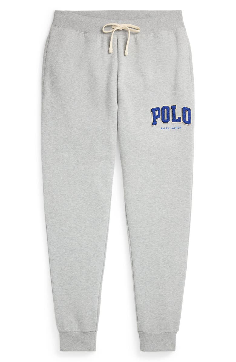 Polo Ralph Lauren Fleece Embroidered Logo Joggers, Alternate, color, Andover Heather