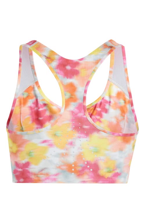 Adidas By Stella Mccartney Truepace Floral Sports Bra In Multi