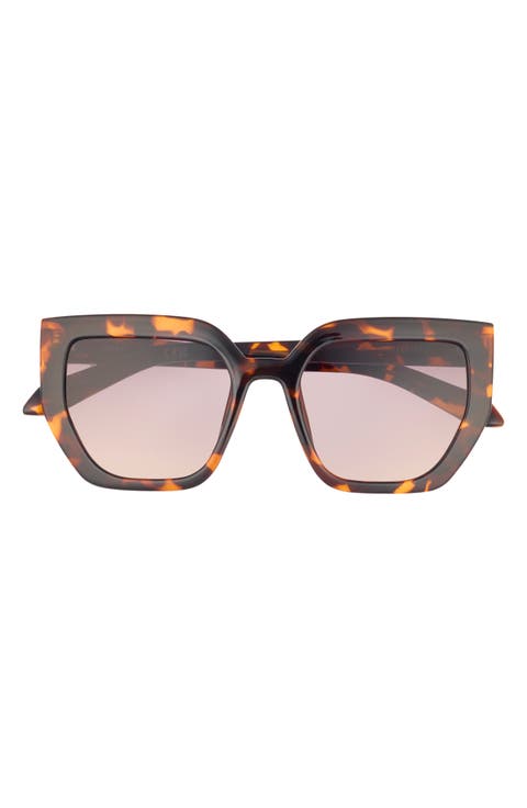 Contoured Oversize Square Sunglasses