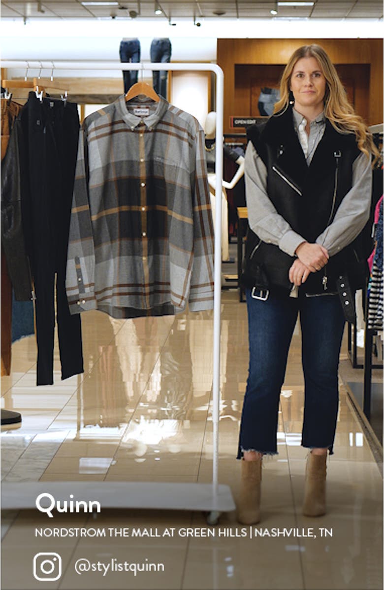 Dunoon Tailored Fit Plaid Button-Down Shirt, sales video thumbnail