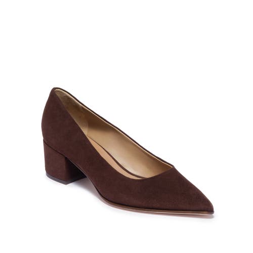 Bernardo Footwear Millie Block Heel Pump In Brown