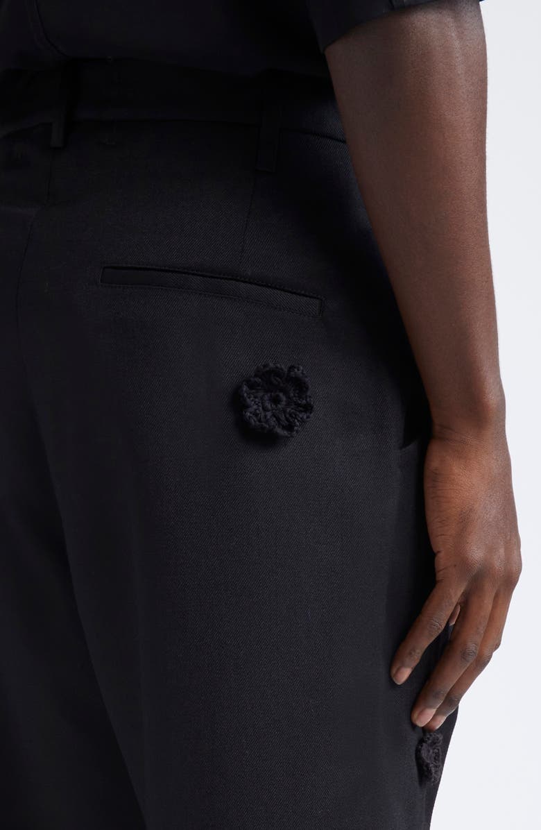 SONG FOR THE MUTE Daisy Pleated Wool Pants, Alternate, color, 